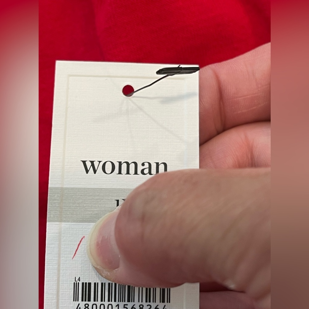 🆕Crown & Ivy NWT perfectly Pima all cotton long sleeve red ladies tshirt 1X soft - Picture 13 of 13